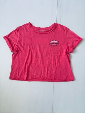 Salt Life Boxy Crop Tee NWOT